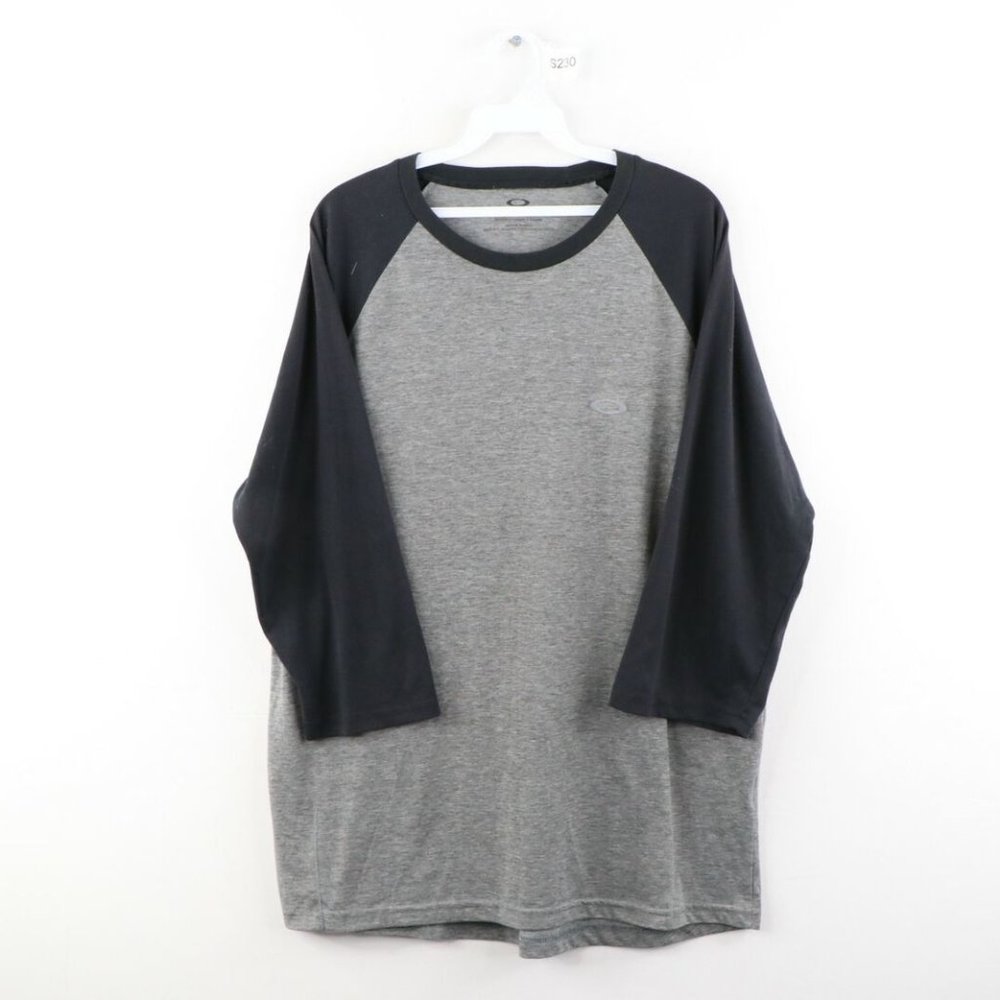 Oakley Casual 3/4 Sleeve Raglan Baseball Shirt XL